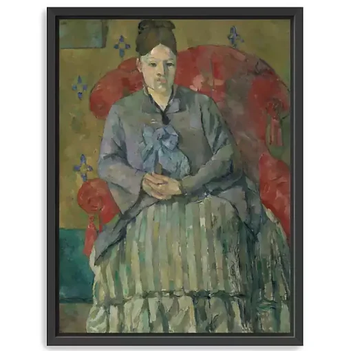 Madame Cezanne Framed Canvas Art Print