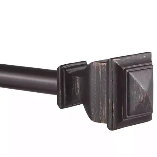 Matte Bronze Nathan Curtain Rod, 72 in.