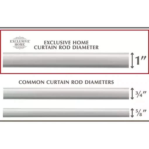 Matte Silver Duke Curtain Rod, 120 in.