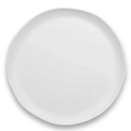 Matte White Melamine Coupe Serving Platter