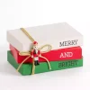 Merry and Bright Nutcracker Bookstack