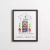 Merry Christmas Front Doorstep Framed Art Print