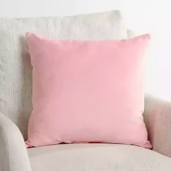 Merry Pink Checkered Pillow