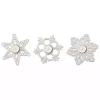 Metal Snowflake Tealight Candle Holders, Set of 3