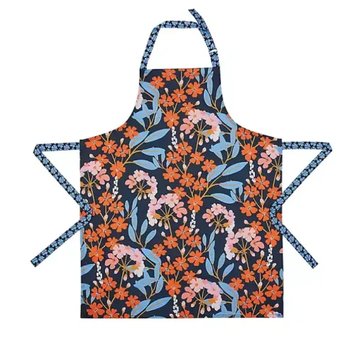 Midnight Floral Bistro Apron