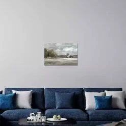 Moody Country Scene Canvas Art Print