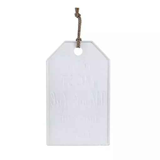 Most Wonderful Time of Year Hangtag Wall Plaque