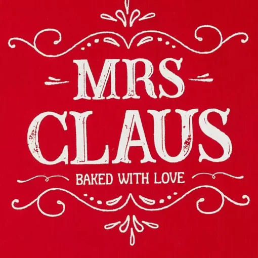 Mrs. Claus Apron and Kitchen Towels, Set of 3