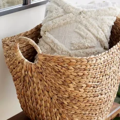 Natural Braided Seagrass Basket