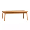 Natural Eucalyptus Wood Outdoor Coffee Table