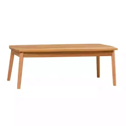 Natural Eucalyptus Wood Outdoor Coffee Table