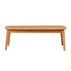 Natural Eucalyptus Wood Outdoor Coffee Table