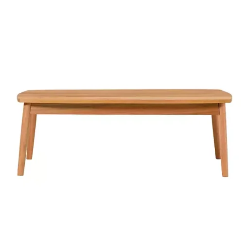 Natural Eucalyptus Wood Outdoor Coffee Table