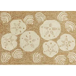 Natural Sand Dollar Outdoor Mat