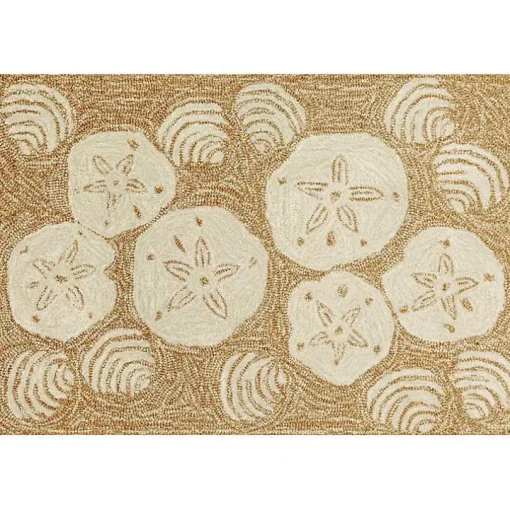Natural Sand Dollar Outdoor Mat