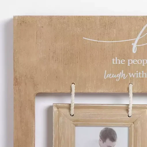 Natural Sentiment Windowpane Collage Frame