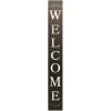 Natural Welcome Laurel Porch Board