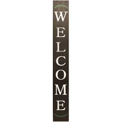 Natural Welcome Laurel Porch Board