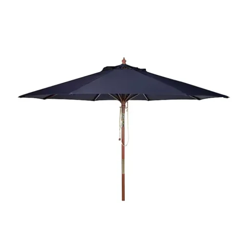 Navy 9 ft. Eucalyptus Outdoor Umbrella