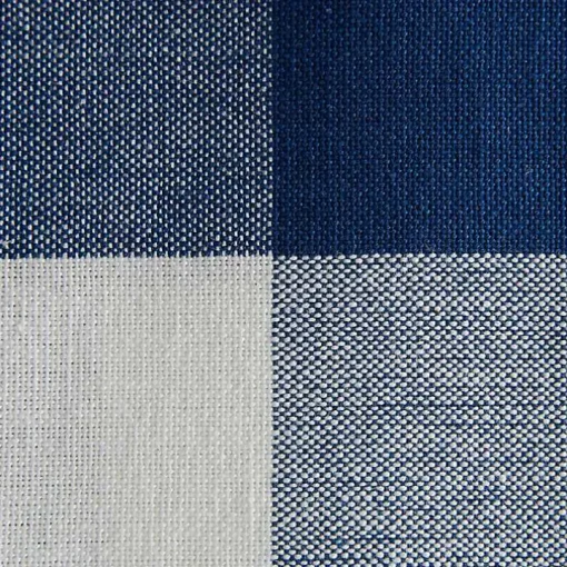Navy and White Mixed Check Towels, Set of 3
