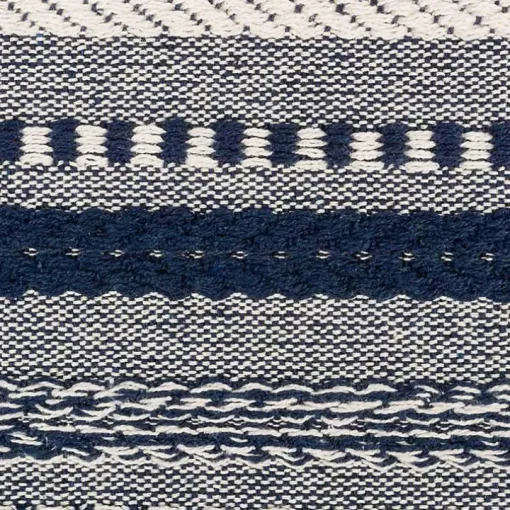 Navy Braided Stripe Table Runner, 72 in.