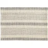 Neutral Striped Woven Placemats, Set of 4