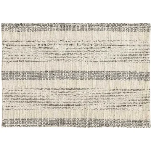 Neutral Striped Woven Placemats, Set of 4