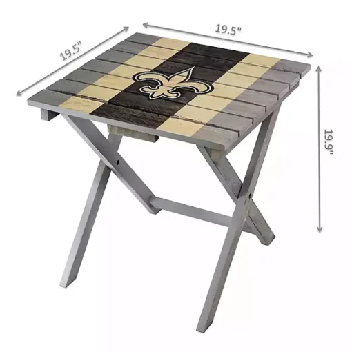 New Orleans Saints Folding Outdoor Table