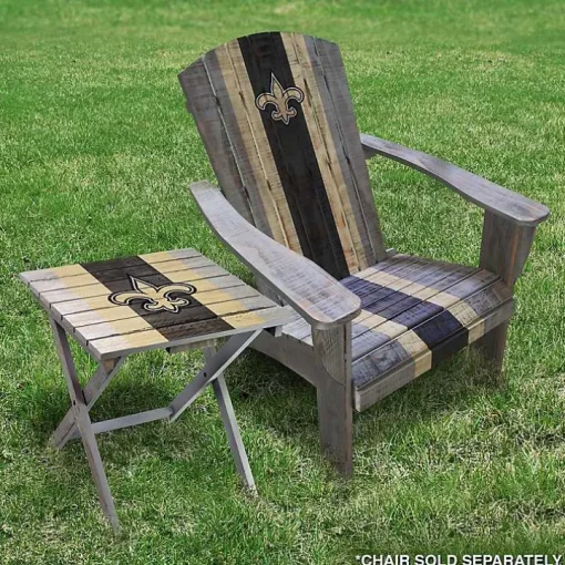 New Orleans Saints Folding Outdoor Table