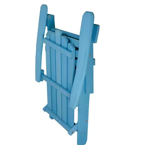 Ocean Blue Outdoor Folding Adirondack Chair