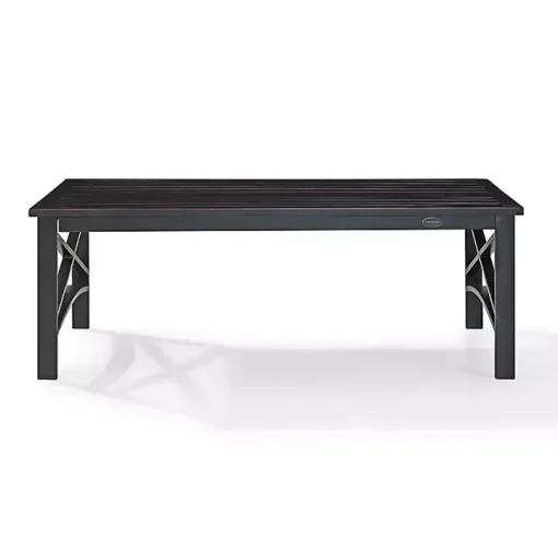 Oiled Bronze Metal Dayton Outdoor Coffee Table
