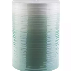 Ombre Turquoise Ripple Accent Table