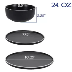 Onyx Eliza 12-pc. Dinnerware Set
