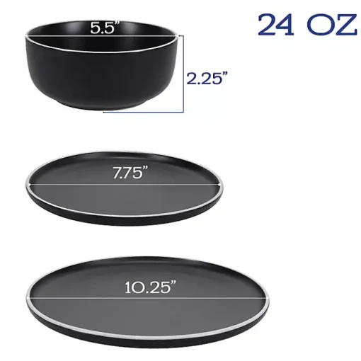 Onyx Eliza 12-pc. Dinnerware Set