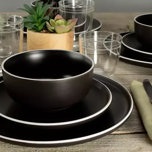 Onyx Eliza 12-pc. Dinnerware Set