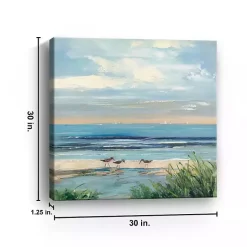 Paradise Beach Canvas Art Print, 30x30 in.