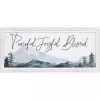 Peaceful Joyful Blessed Beaded Frame Wall Plaque