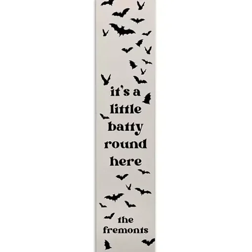 Personalized Batty Around Here Porch Board