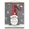 Personalized Gnome Teak Hanging Wall Plaque