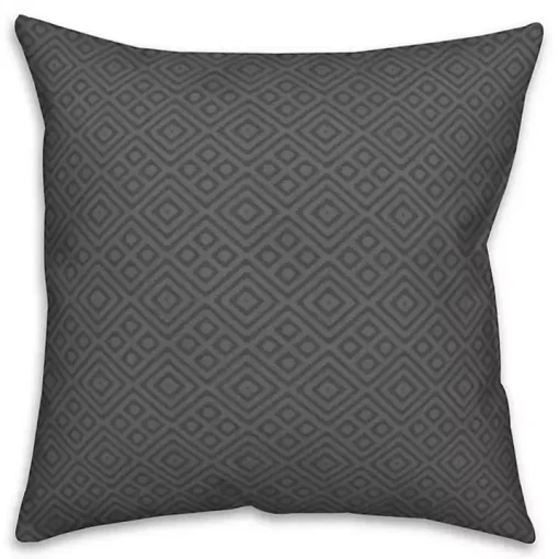 Personalized Gray Dogs Welcome Paws Pillow