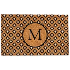 Personalized Monogram Diamond Doormat