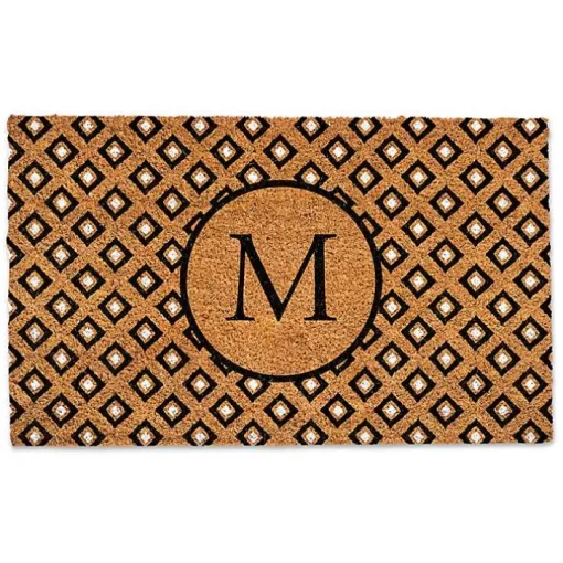 Personalized Monogram Diamond Doormat