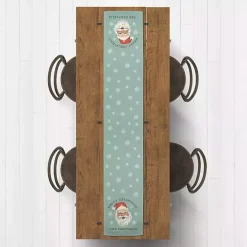 Personalized Retro Santa Table Runner, 90 in.