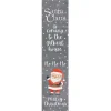 Personalized Santa Claus is Coming Porch Board