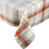 Picnic Plaid Cotton Tablecloth, 120 in.