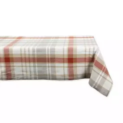 Picnic Plaid Cotton Tablecloth, 120 in.