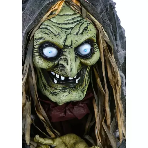 Pre-Lit Animated Shrouded Witch Outdoor Decoration
