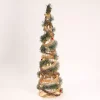 Pre-Lit Frosted Rattan Christmas Tree, 39 in.
