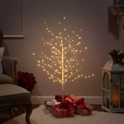 Pre-Lit White Branches Christmas Tree, 47 in.