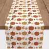 Pumpkins and Leaves Table Runner, 72 in.